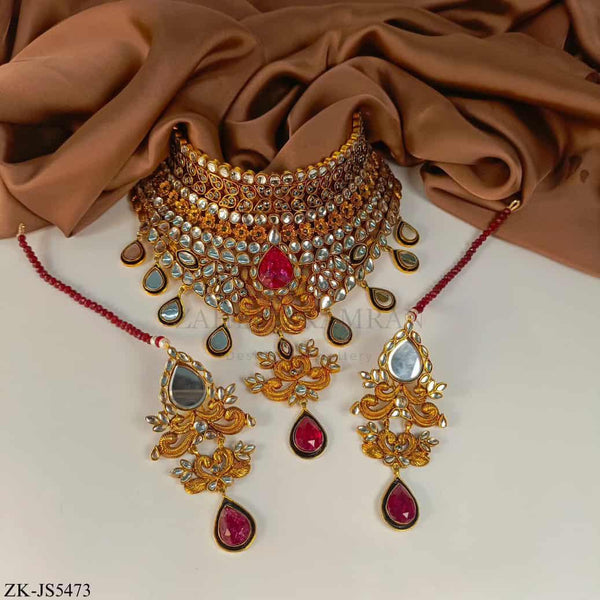 RUBY KUNDAN SET