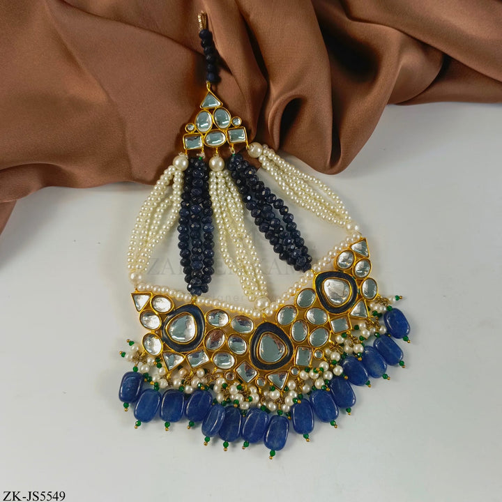 SAPPHIRE KUNDAN SET