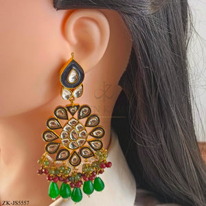 KUNDAN EMERALD SET
