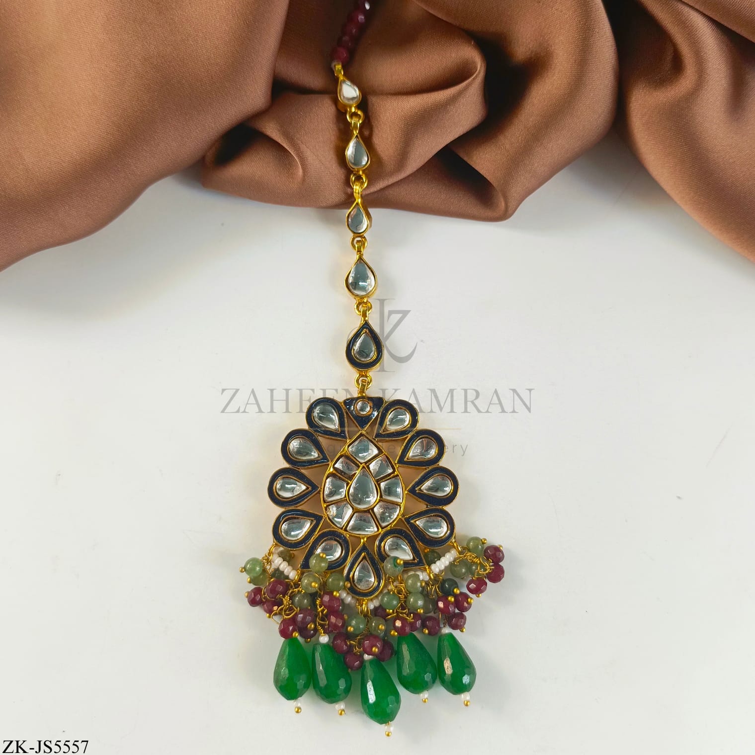KUNDAN EMERALD SET
