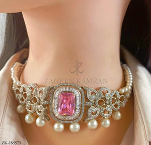 PINK STONES SET