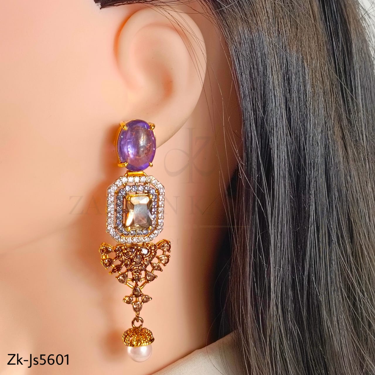 SQUARE AMETHYST SET