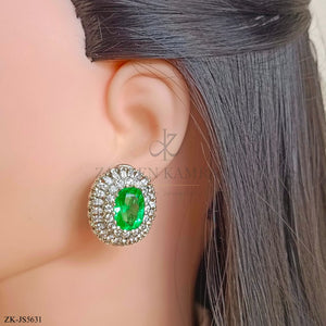 EMERALD SILVER SET