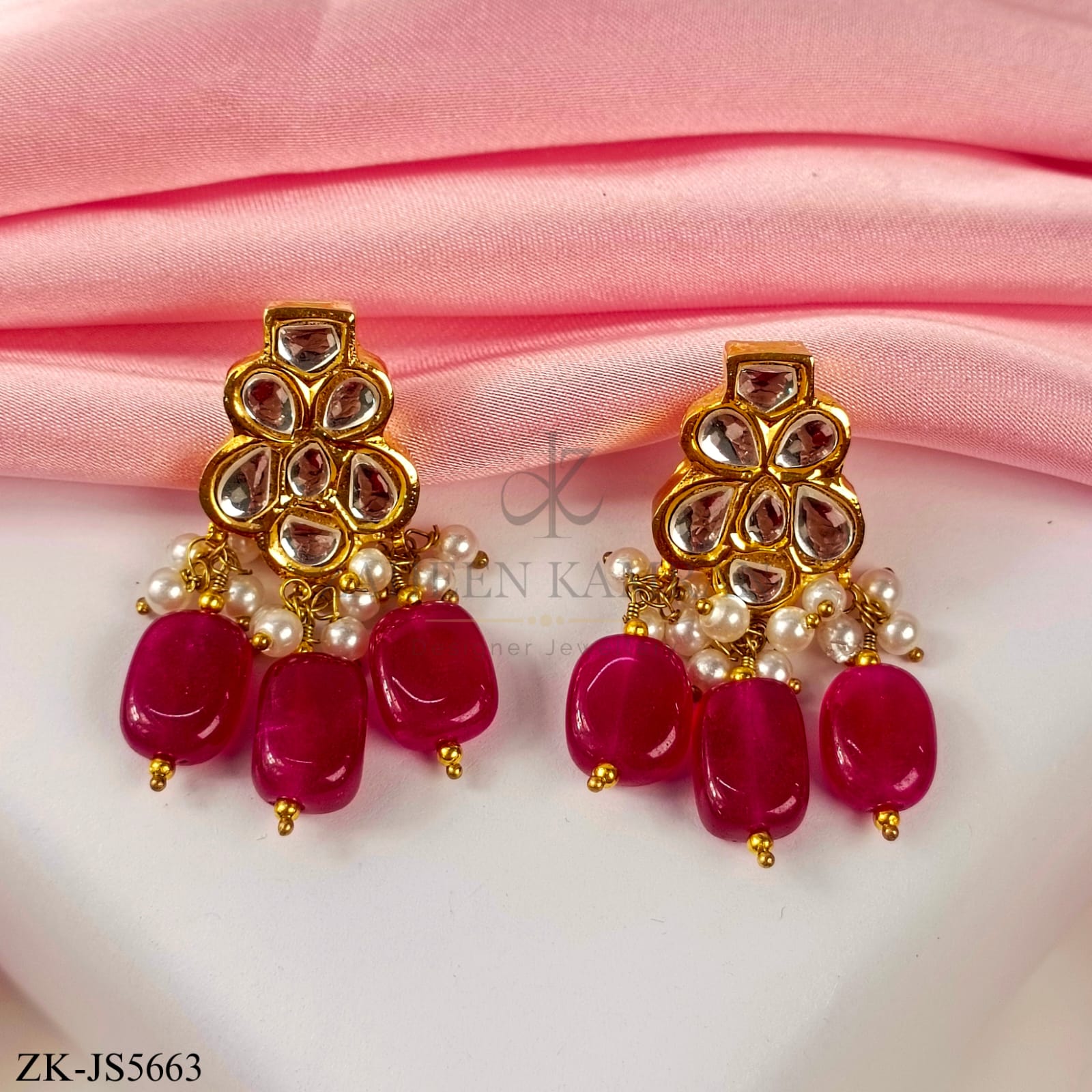 KUNDAN FLORAL SET