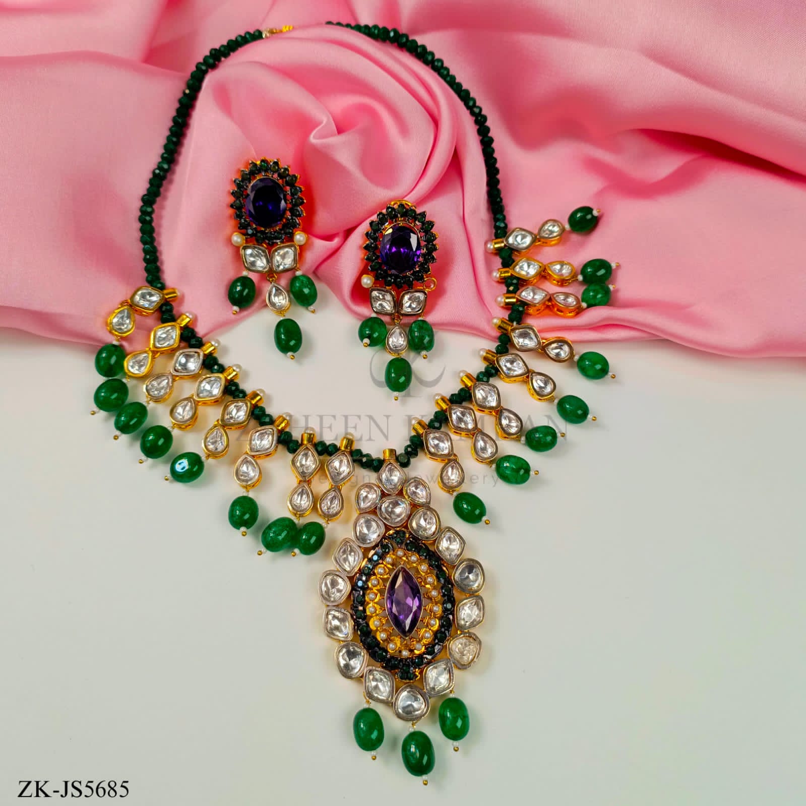 EMERALD SHEESH SET