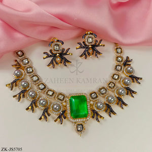 ZIRCONIAN EMERALD SET