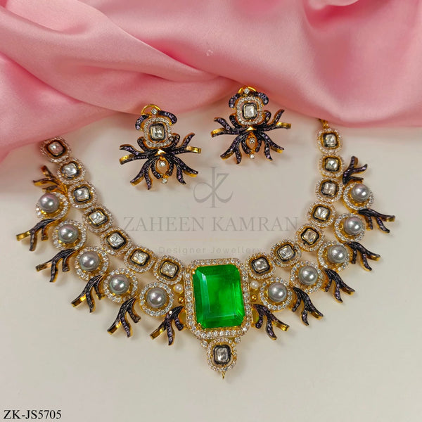 ZIRCONIAN EMERALD SET