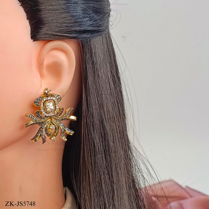 EMERALD KUNDAN SET