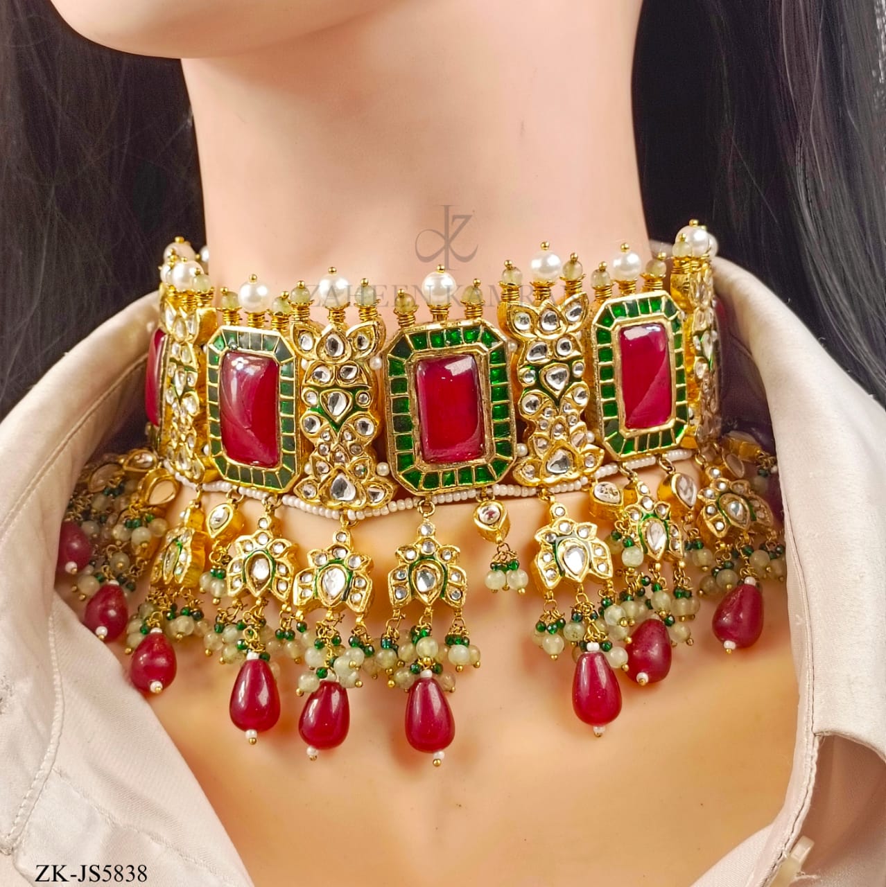 RUBY CHOKER SET