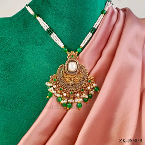 ANTIQUE EMERALD SET