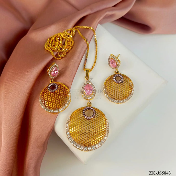 PINK STONES SET