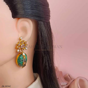ANTIQUE EMERALD SET