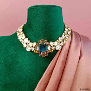 SAPPHIRE KUNDAN SET