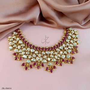 Necklace alongside Earrings and Jhummar