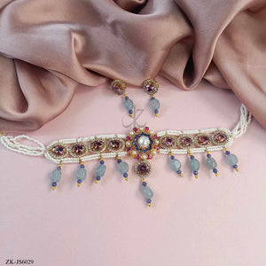 SAPPHIRE CHOKER SET