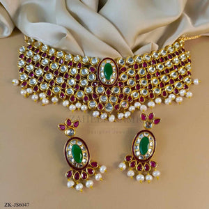 KUNDAN RUBY SET