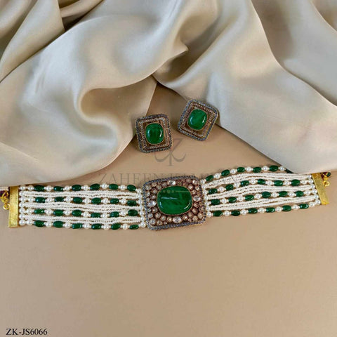 EMERALD CHOKER SET