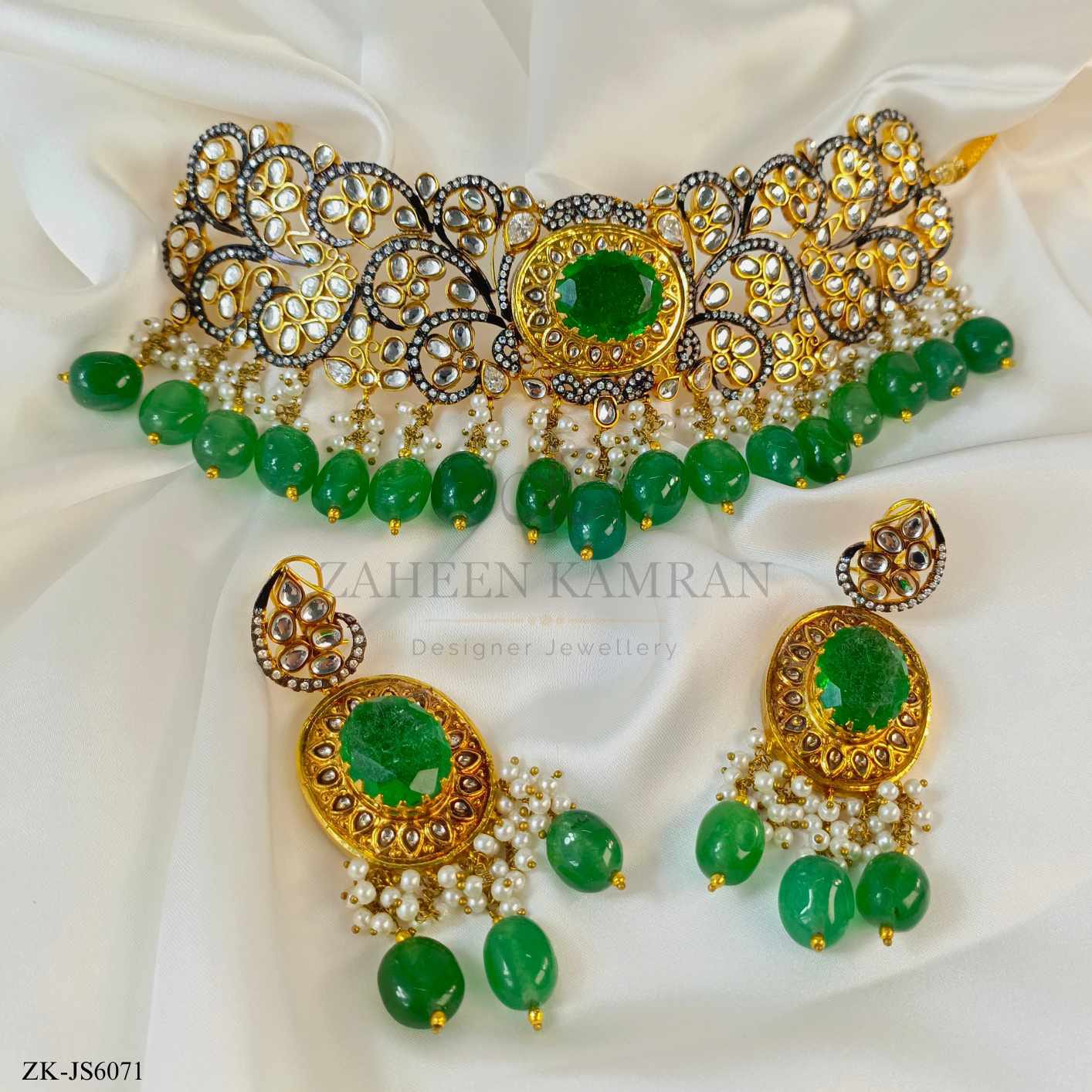 EMERALD CHOKER SET