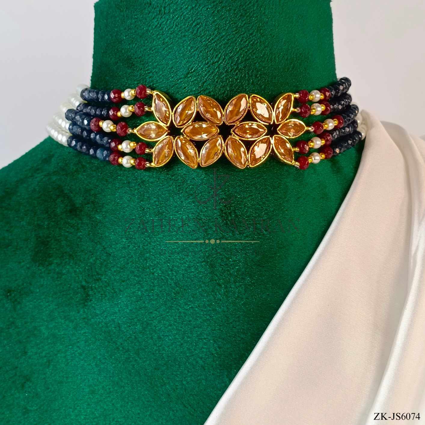 CHAMPAGNE CHOKER SET