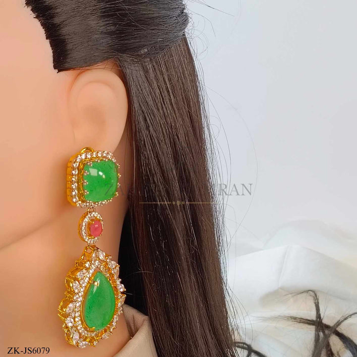 EMERALD MALA SET