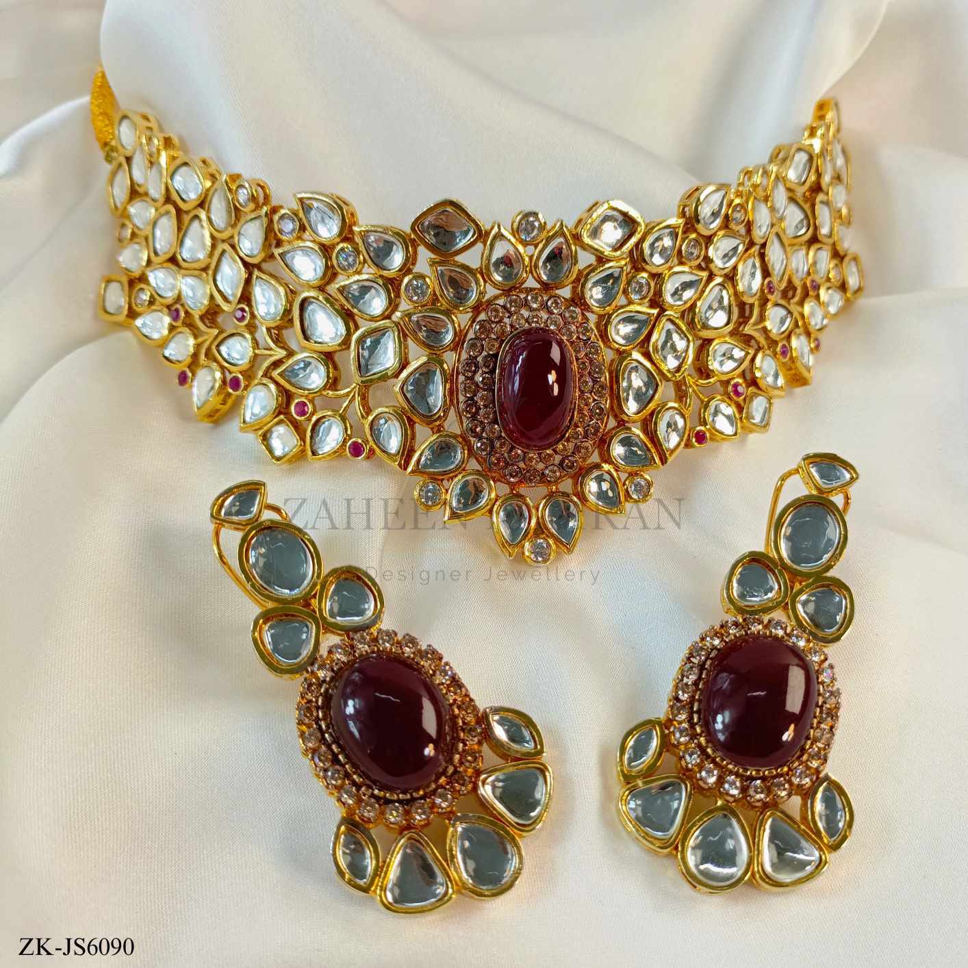 RUBY KUNDAN SET