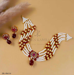 GARNET CHOKER SET