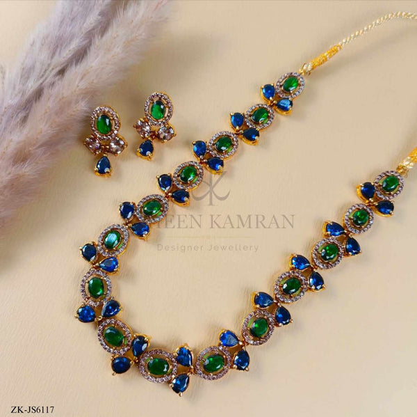EMERALD MALA SET