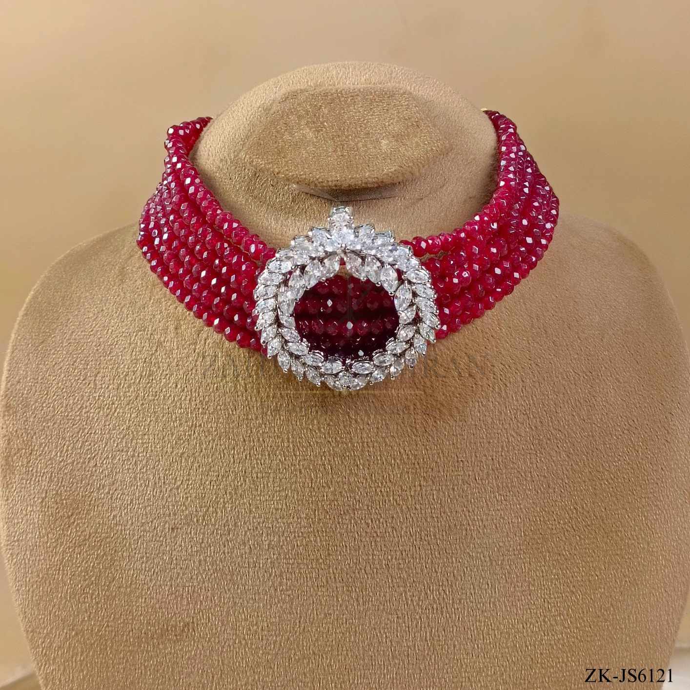 GARNET CHOKER SET