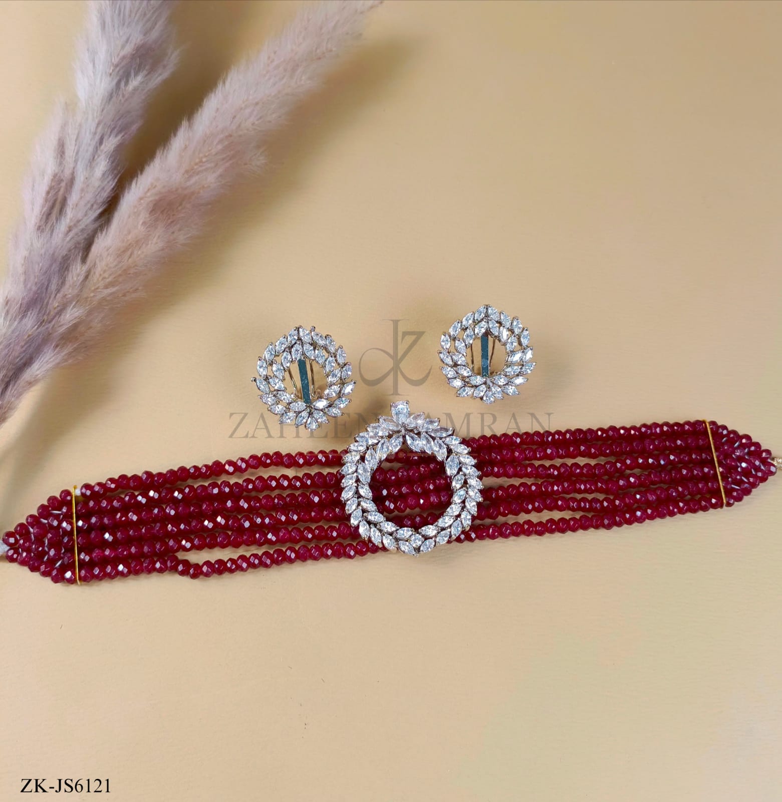 GARNET CHOKER SET