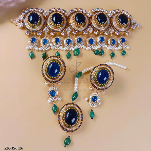 SAPPHIRE CHOKER SET