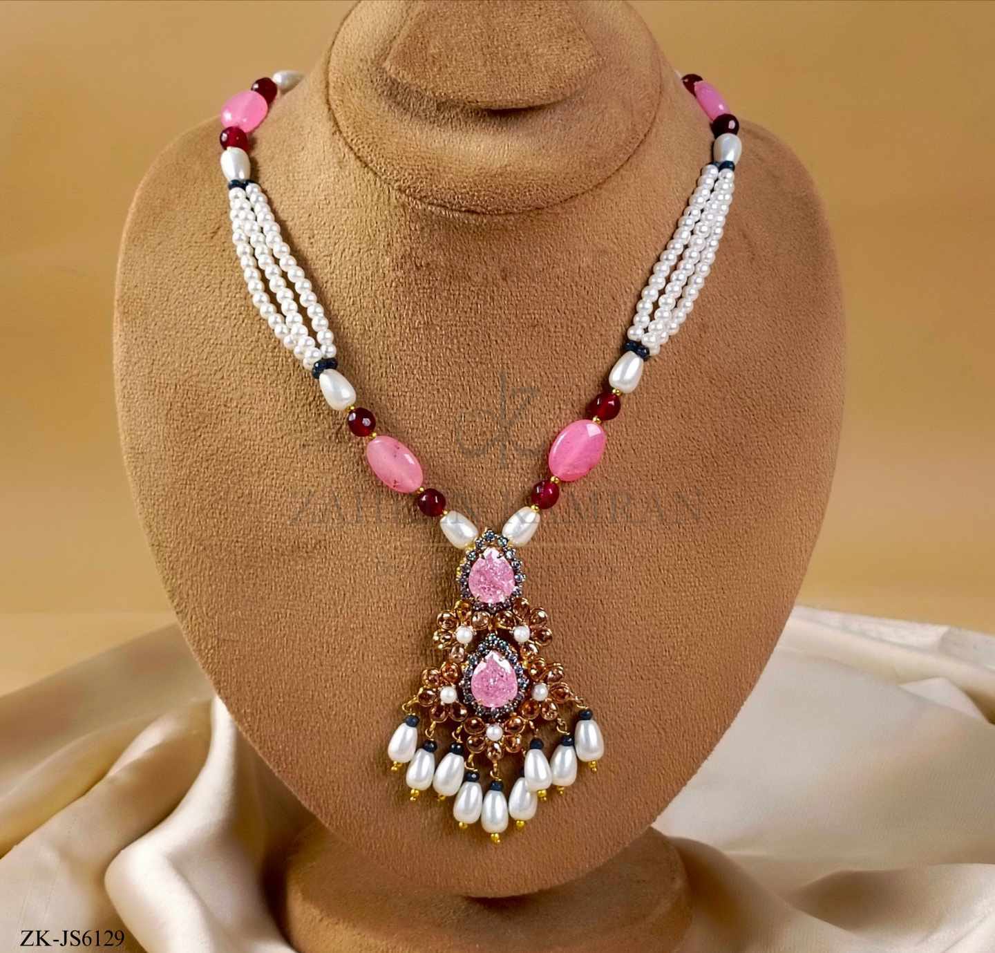 PINK STONES SET
