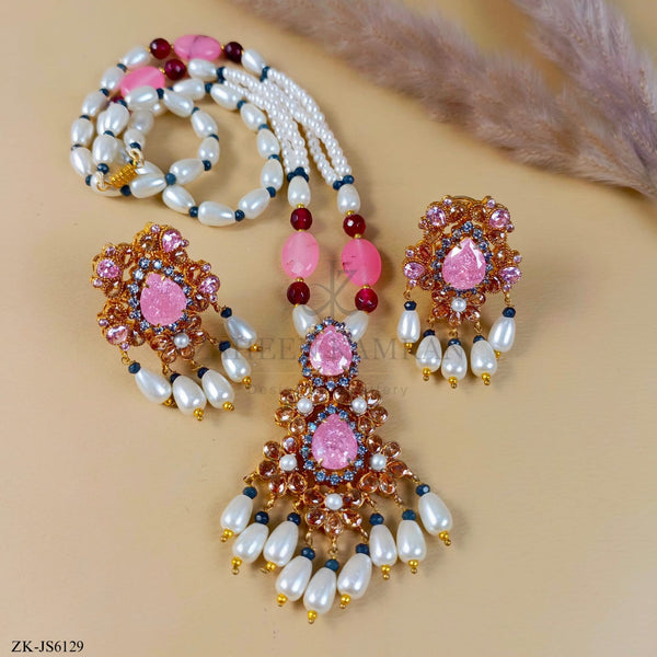 PINK STONES SET