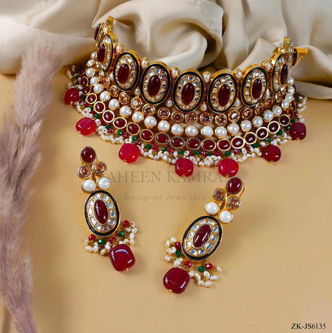 GARNET CHOKER SET