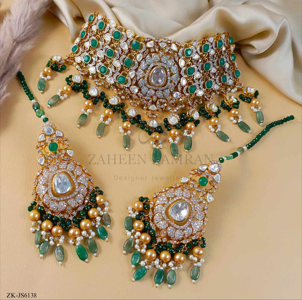 EMERALD CHOKER SET