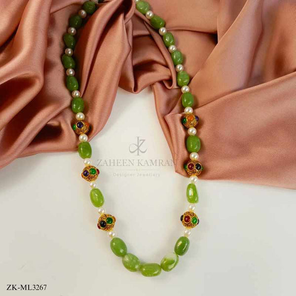 PERIDOT STONES MALA