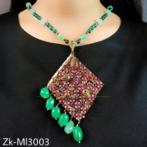 ZIRCONIUM SILVER MALA