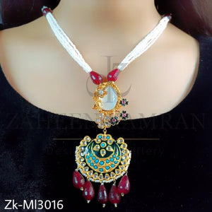 Moon Ruby Mala Set