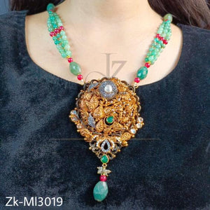 Modern Emerald Mala