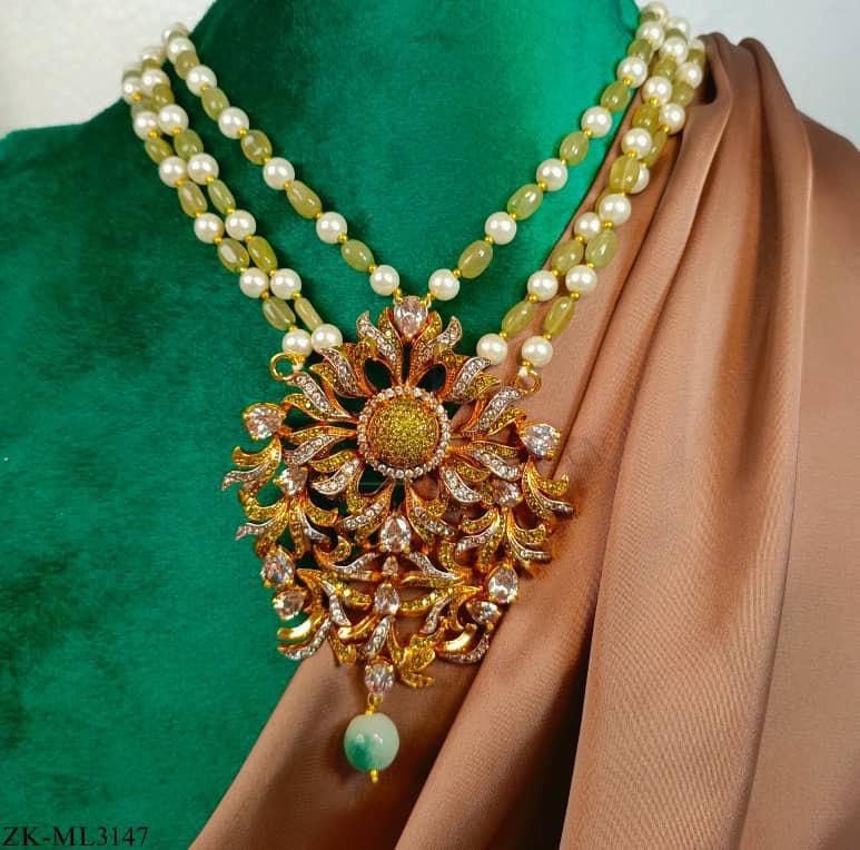 PERIDOT STONES MALA