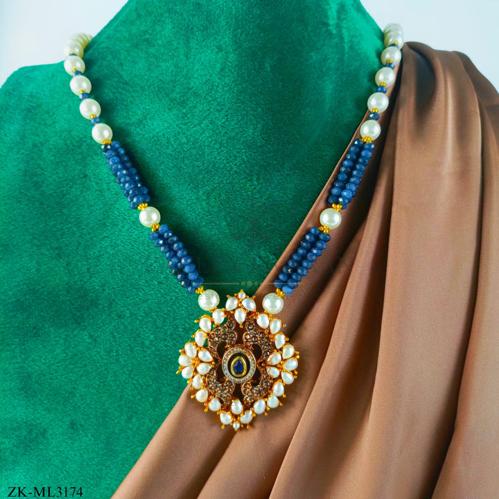 WHITE OPALS MALA