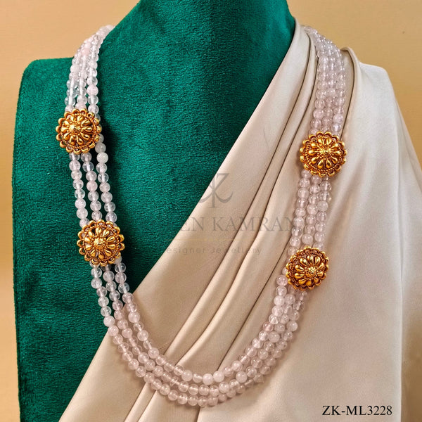 PINK STONES MALA