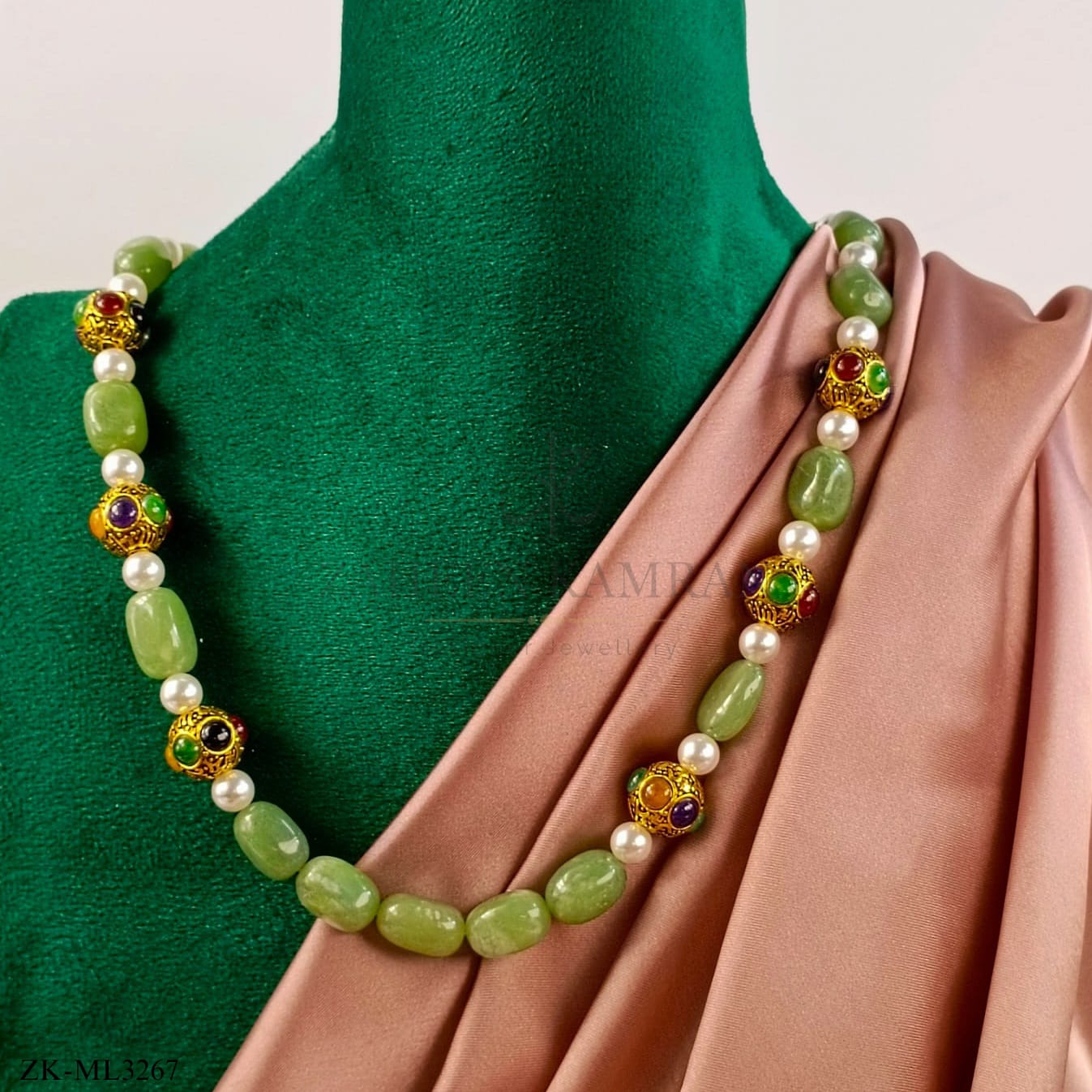 PERIDOT STONES MALA