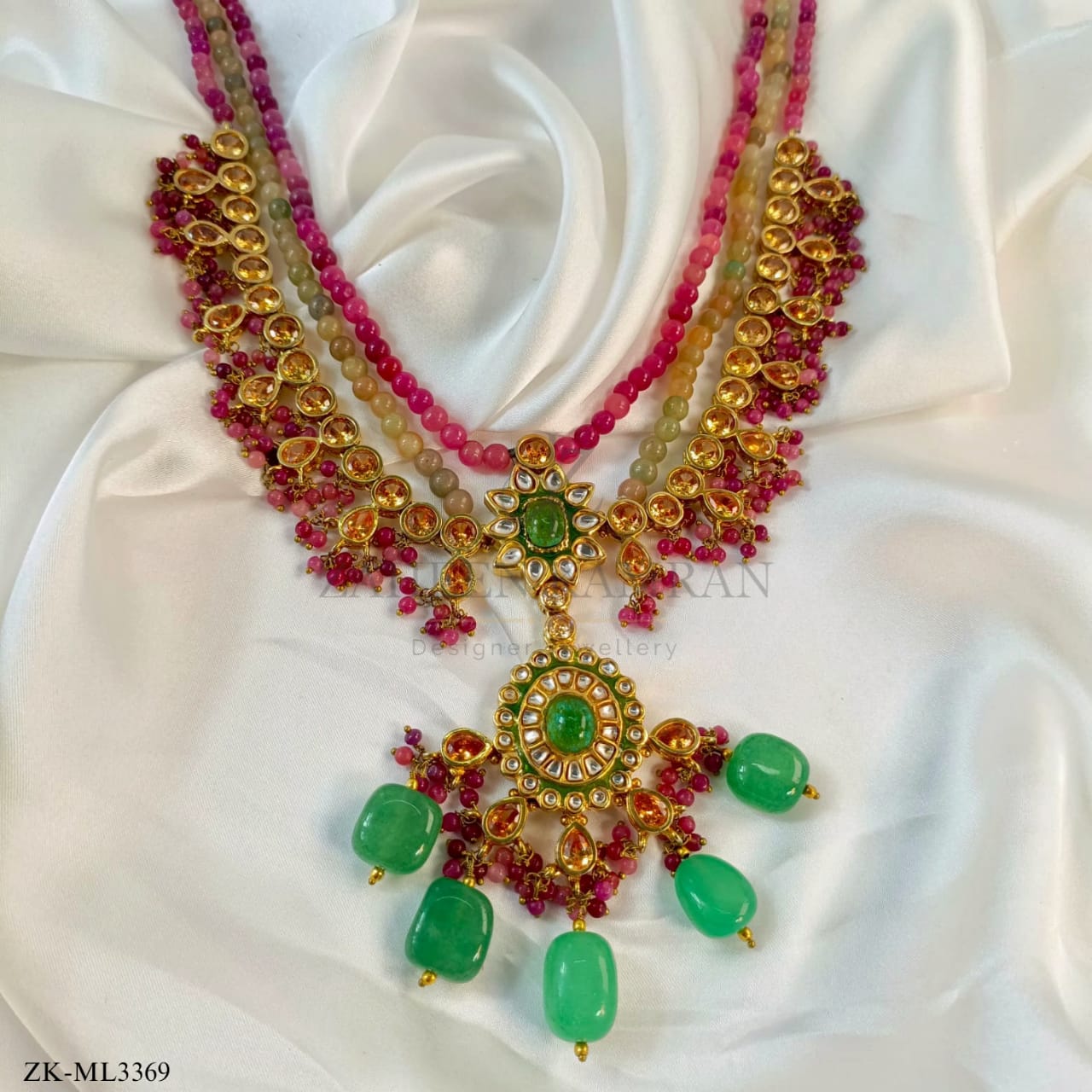 RUBY EMERALD MALA