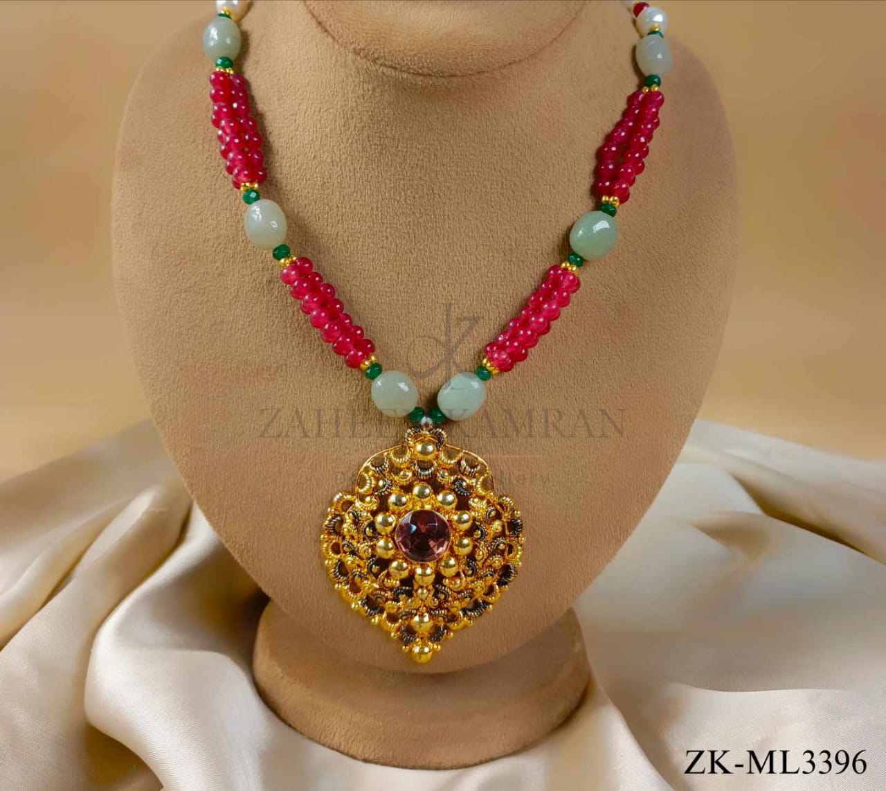 ANTIQUE RUBY MALA