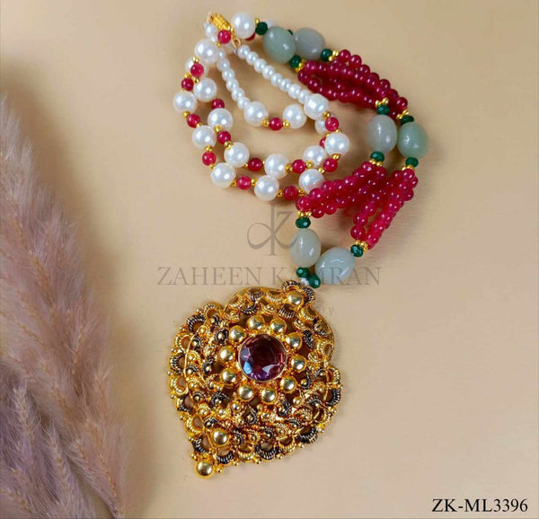 ANTIQUE RUBY MALA