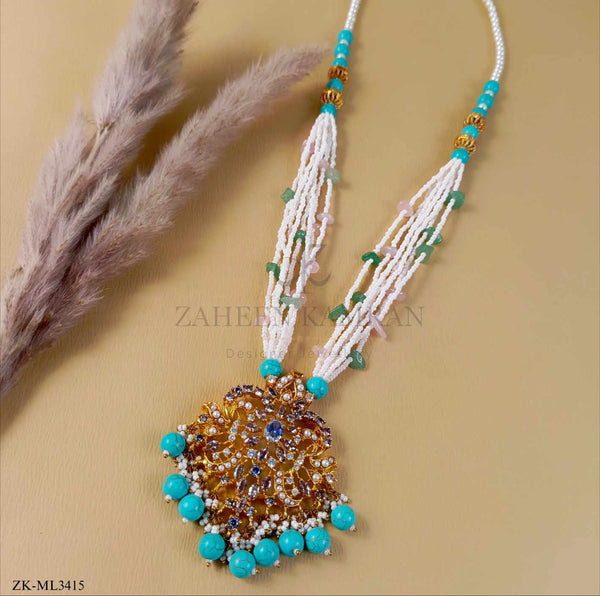 FEROZA EMERALD MALA