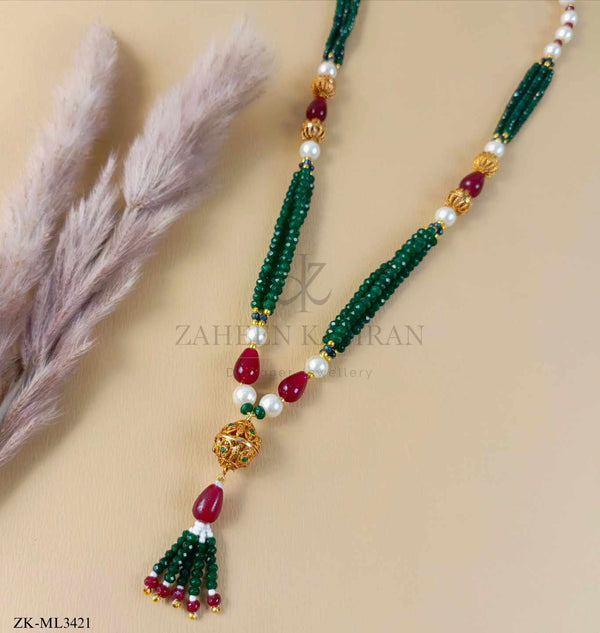 RUBY EMERALD MALA