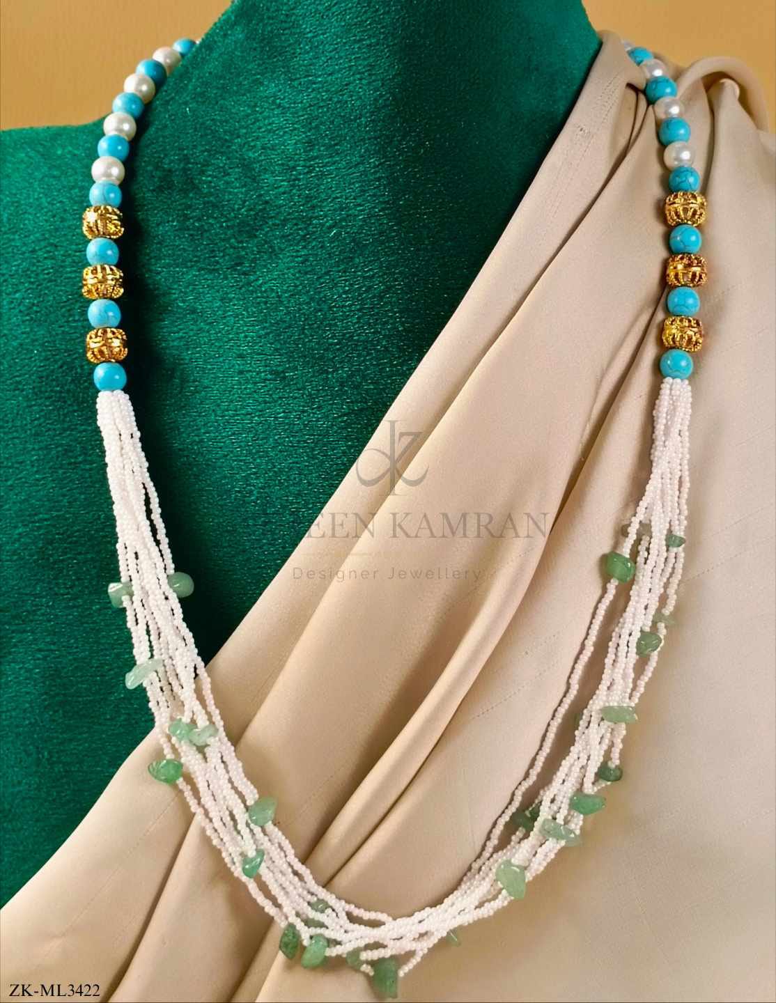 FEROZA EMERALD MALA