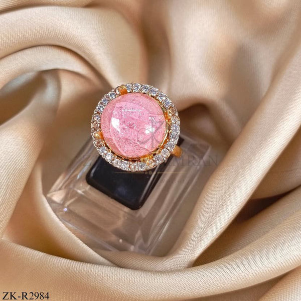 PINK STONE RING