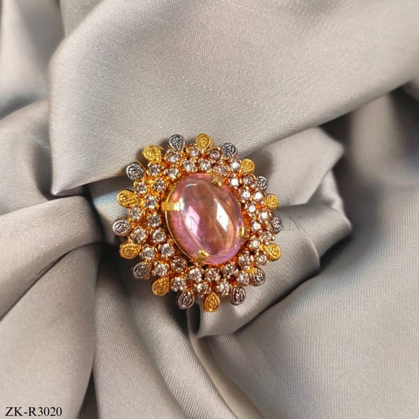 PINK STONE RING